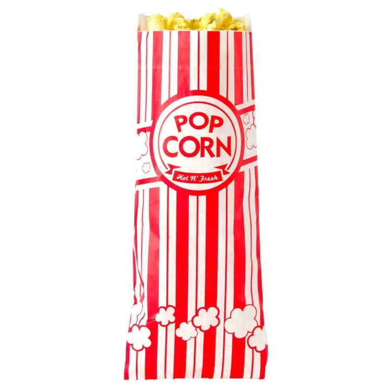 Mini .6 oz Small Popcorn Paper Bags Perfect for Kids Etsy