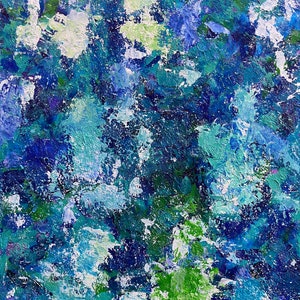 Original acrylic painting, large abstract artwork