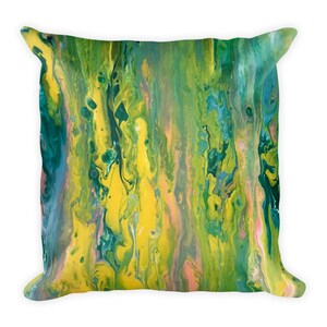 Green Decorative Pillow, Throw Accent Pillow for Sofa/Chair