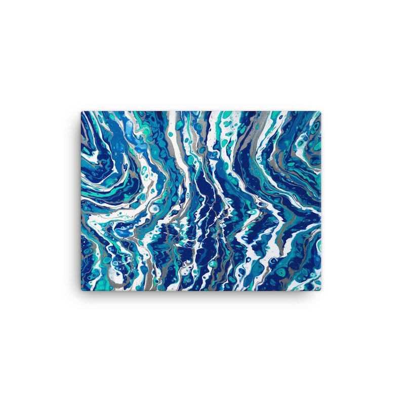 Fluid Painting Acrylic Pouring Art Canvas Print - Etsy