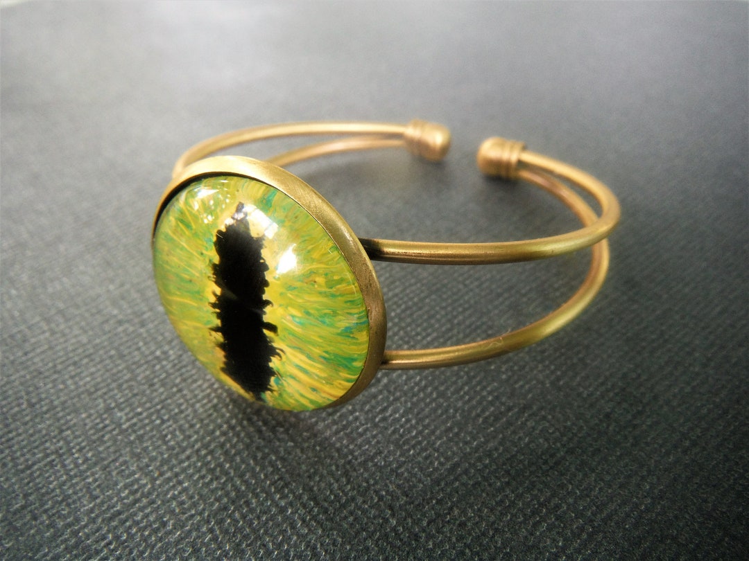 Dragon Bracelet Dragon Eye Bracelet Dragon Cuff Fantasy Etsy