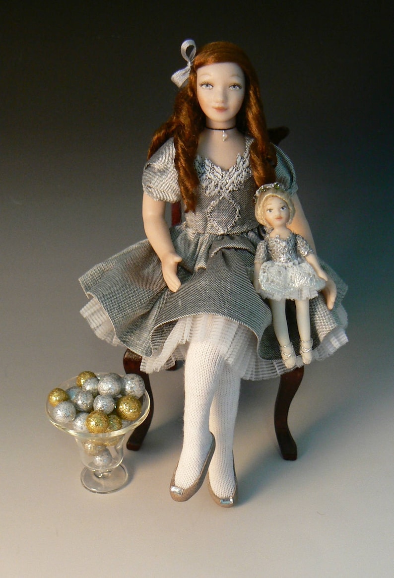112 Scale Dollhouse Clara Doll from The Nutcracker Etsy