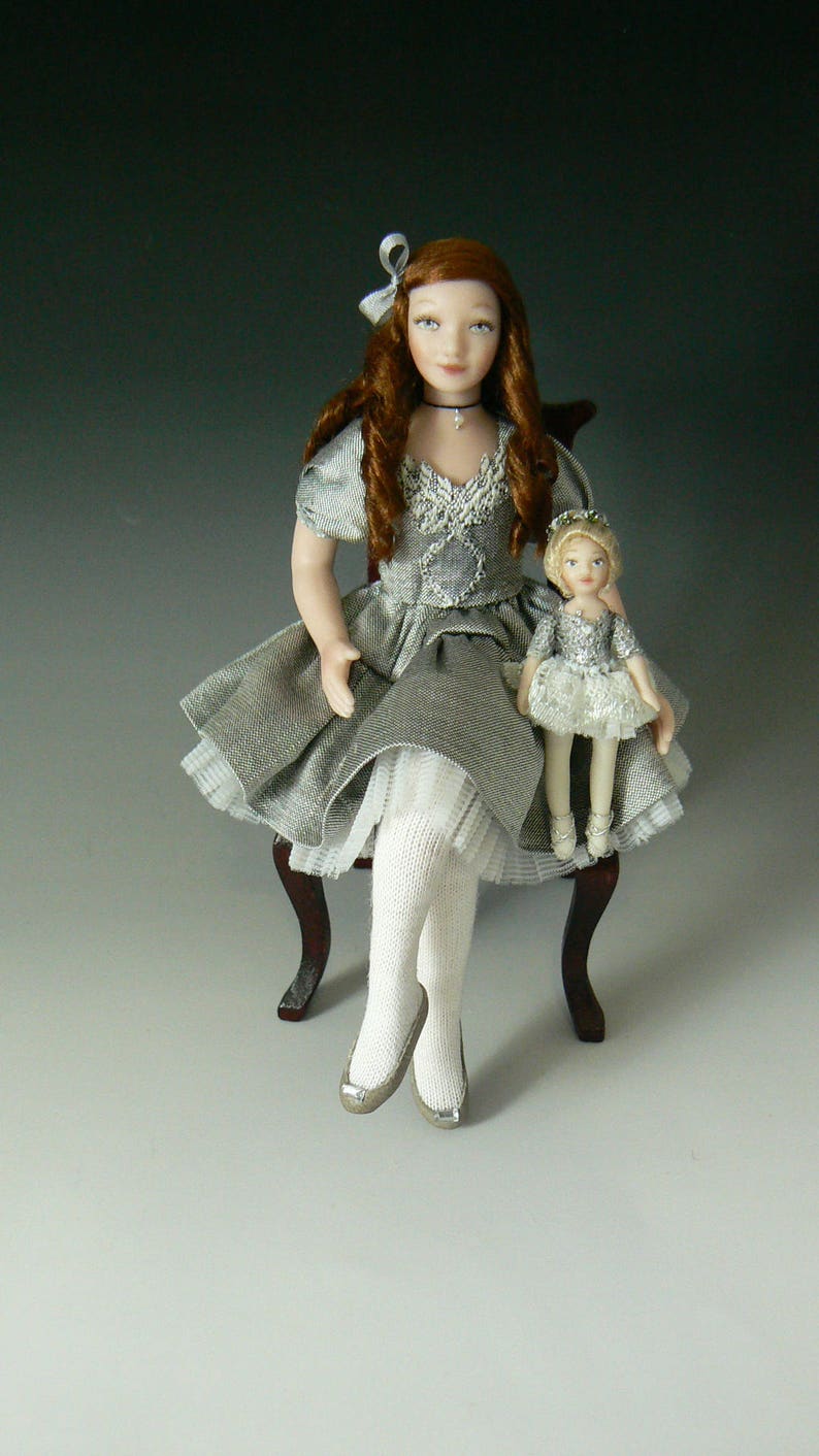 112 Scale Dollhouse Clara Doll from The Nutcracker Etsy