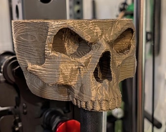 Textured Furious Magnetic Skull Magnetic Chalk Pot