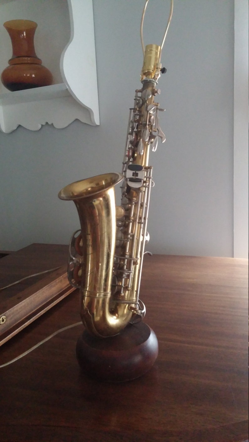Saxophone Lamp Etsy