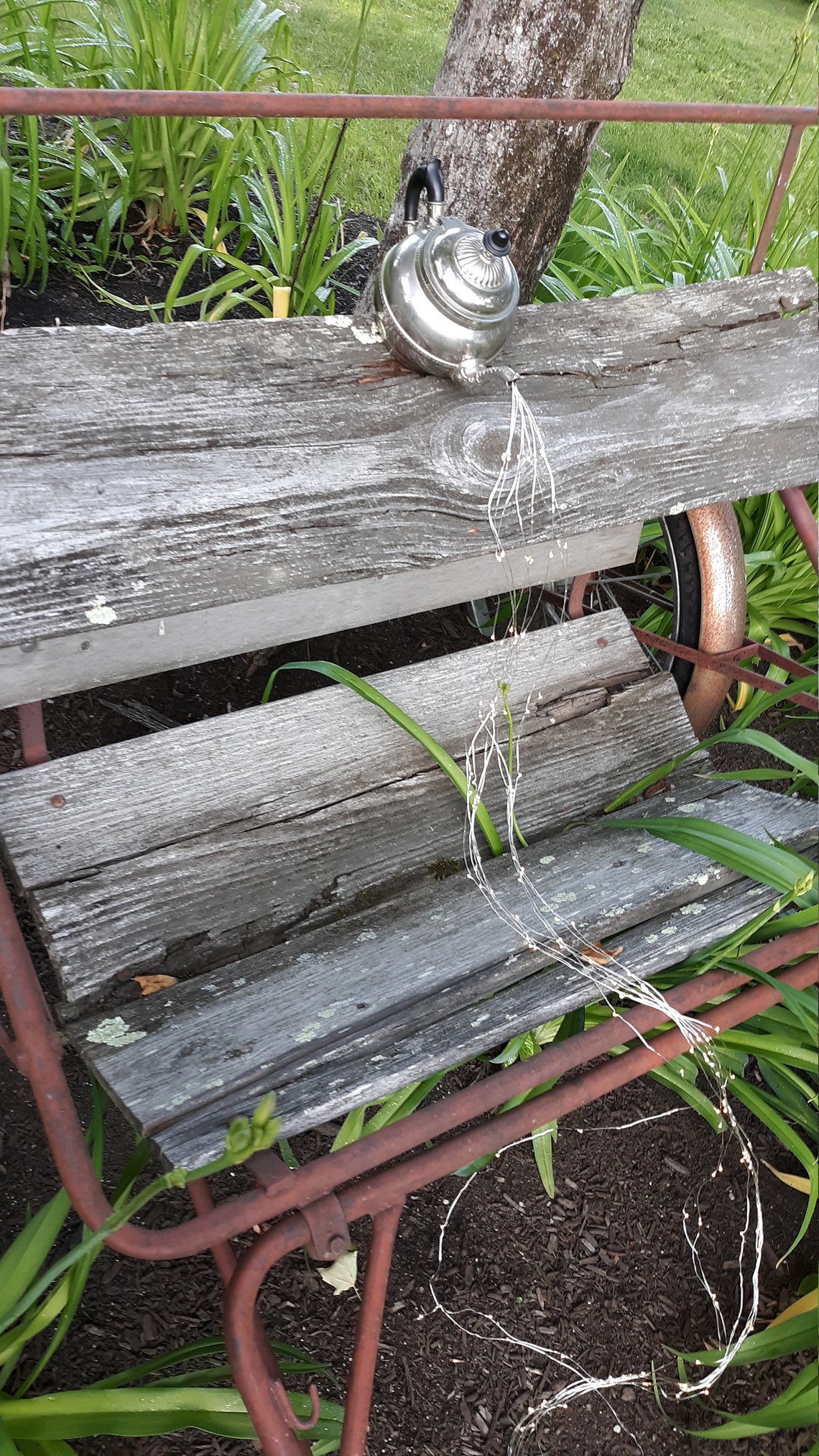 Teapot Solar Light Etsy