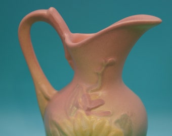 Very unusual Excellent Condition Vintage Ceramic PitcherVase from The Hull Pottery # W 3-5 12 GG