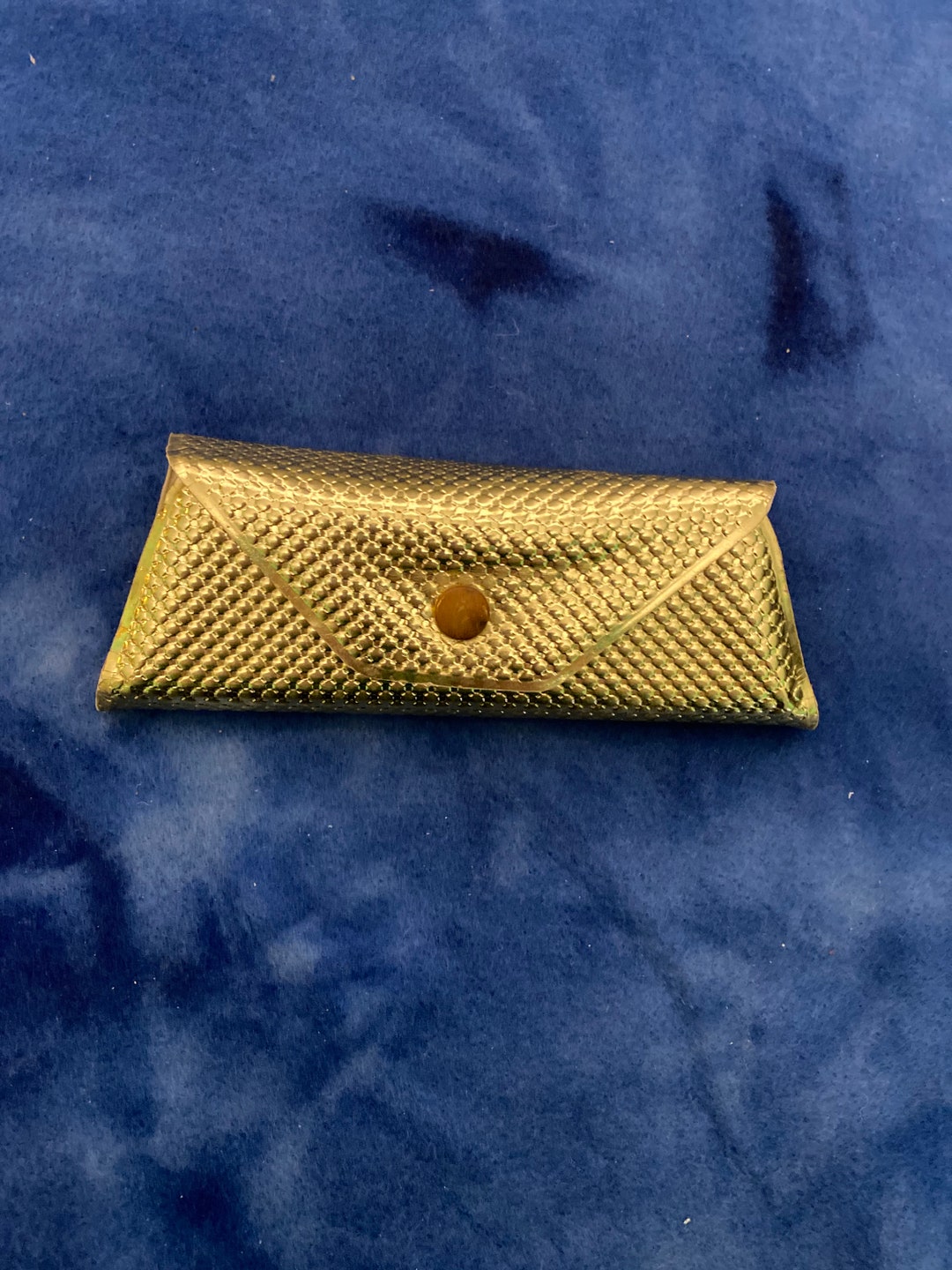 Gold Vintage Glass Case Etsy