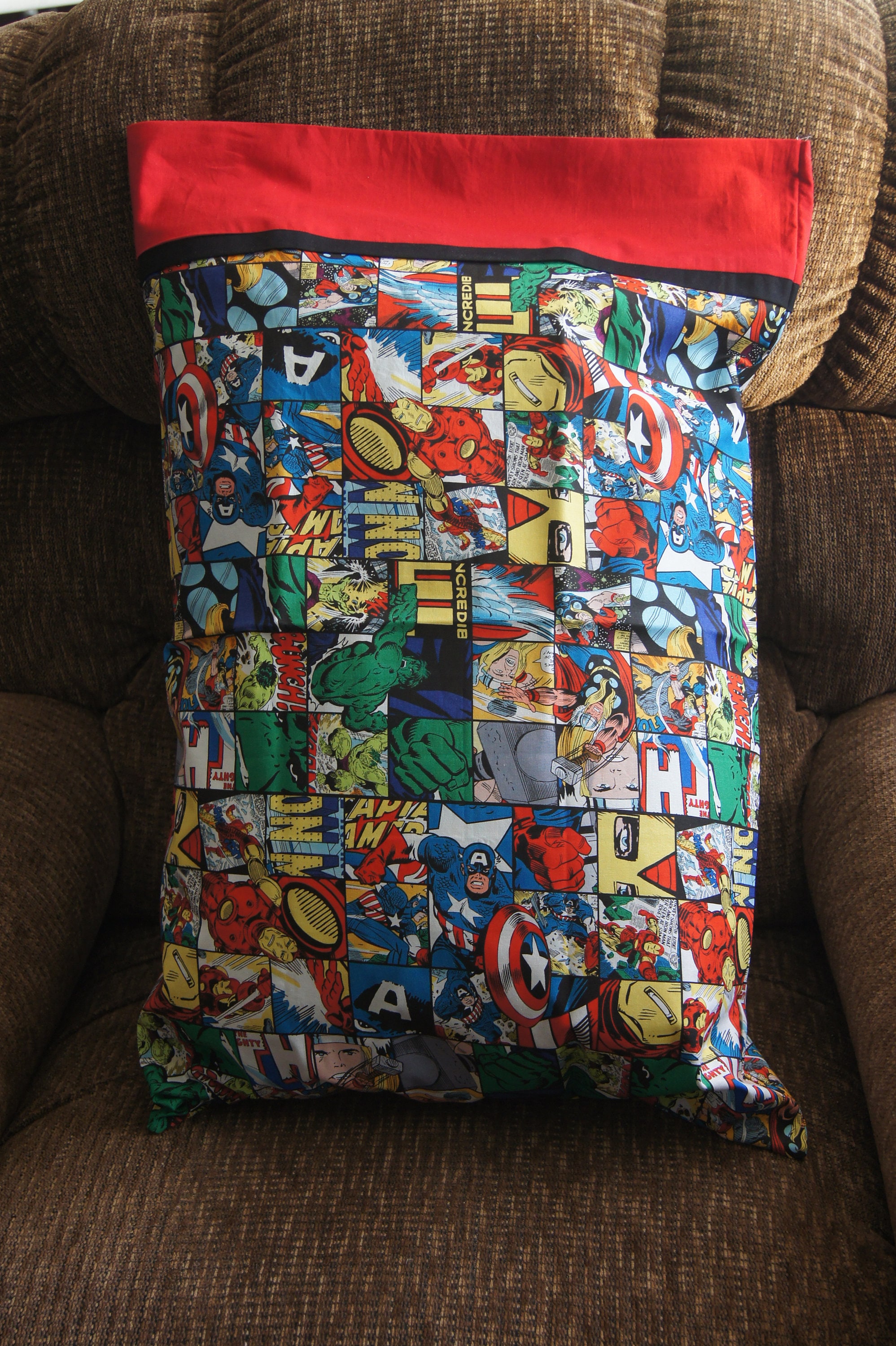 Marvel Comic Book Cotton Pillowcase Etsy Ireland