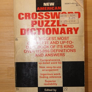 The Pocket Crossword Puzzle Dictionary: Frank Eaton Newman