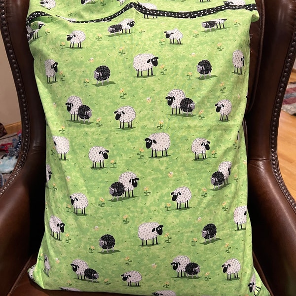 Counting Sheep Cotton Pillowcase