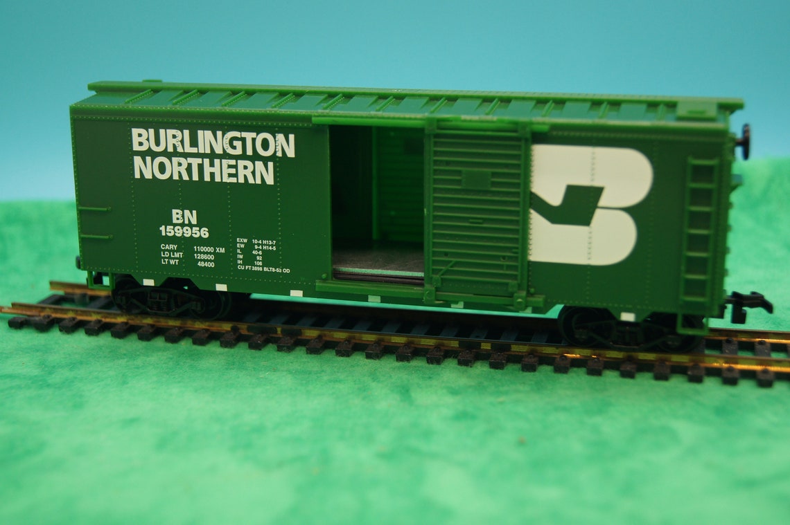 HO Scale Burlington Northern 40' Ft Boxcar 159956 by | Etsy