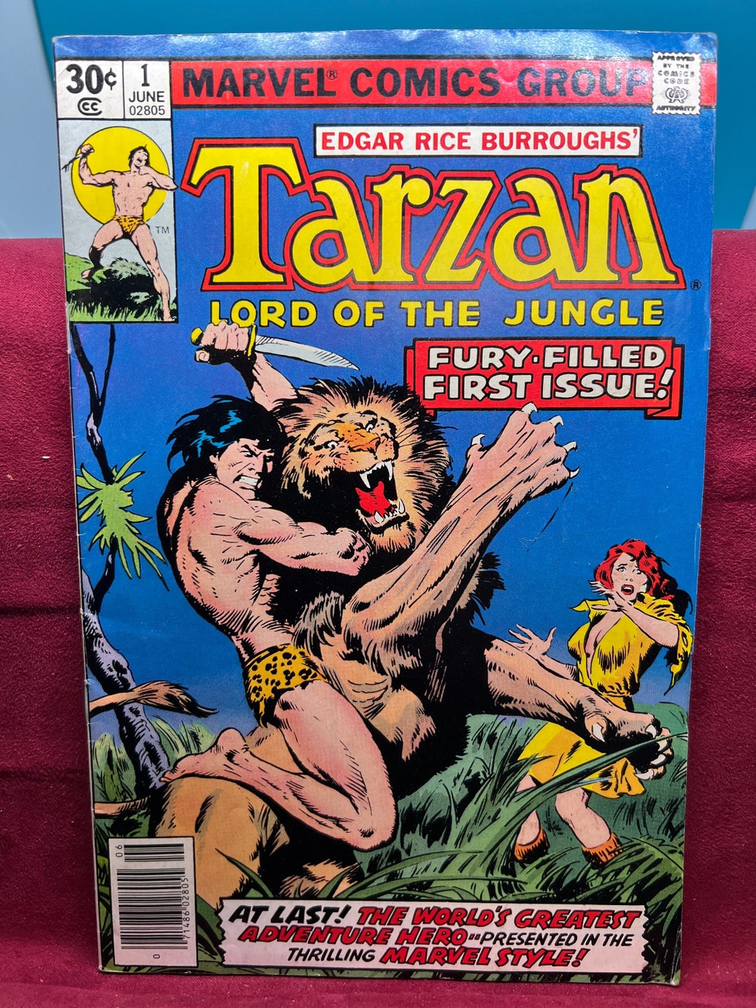 Tarzan Lord of the Jungle by Marvel Comics 1 First Issue - Etsy