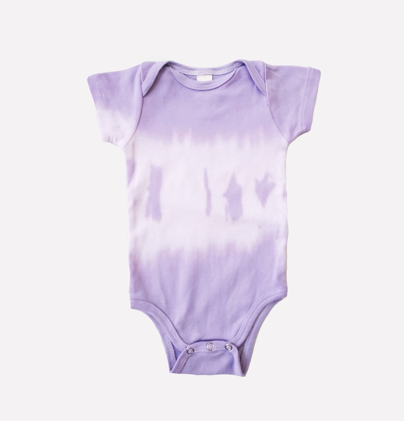 Tie-Dye Purple Onesie Organic Cotton Baby Onesie Lavender | Etsy