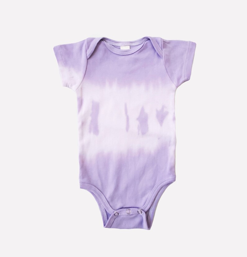 TieDye Purple Onesie Organic Cotton Baby Onesie Lavender Etsy