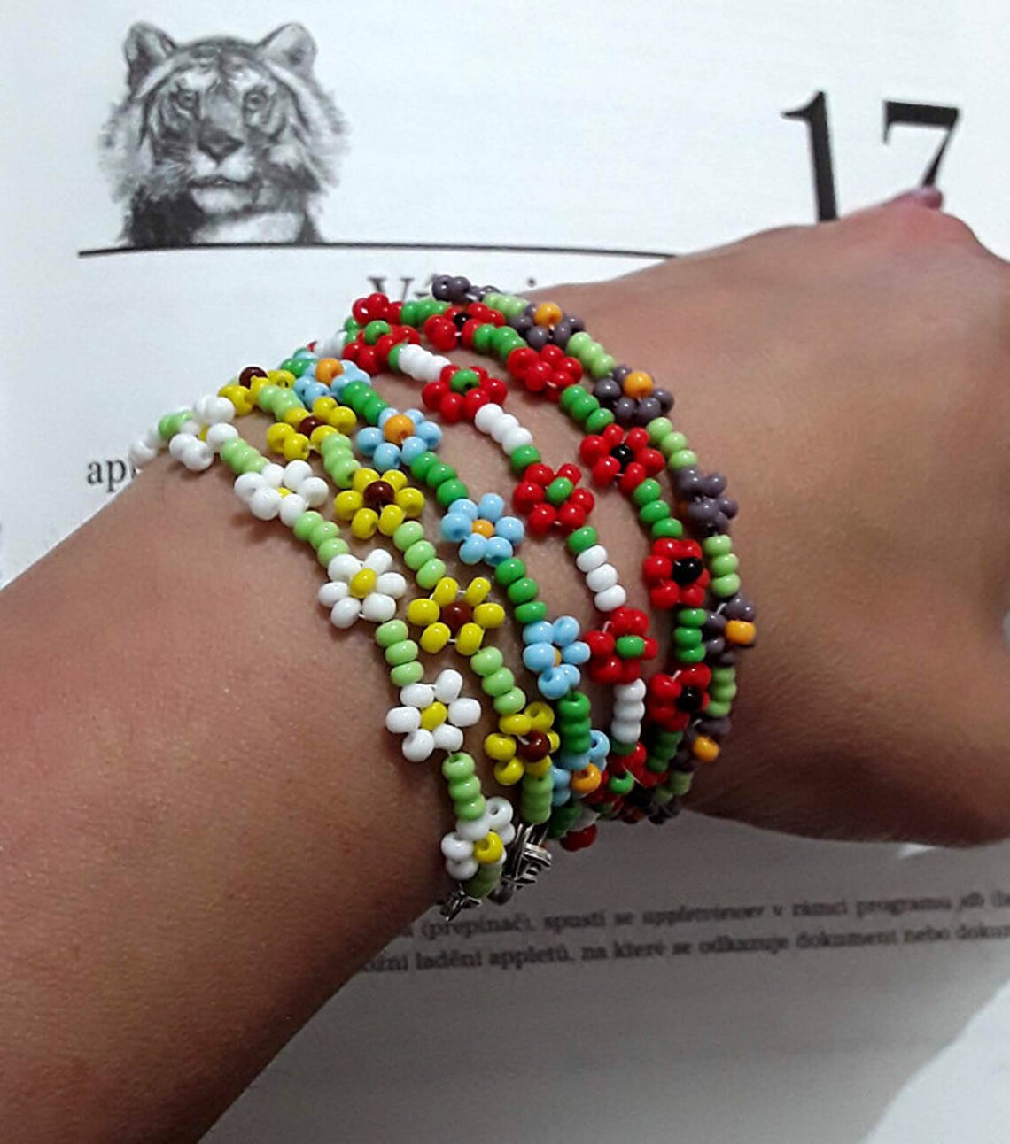 Pulsera de 6 piezas FLOWER MEADOW Etsy