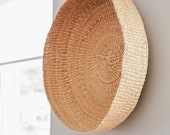 24 African Wall Basket Woven Tray Basket Handwoven African Basket Wall Hanging Basket African Tribal Baskets Wall Hanging Decor
