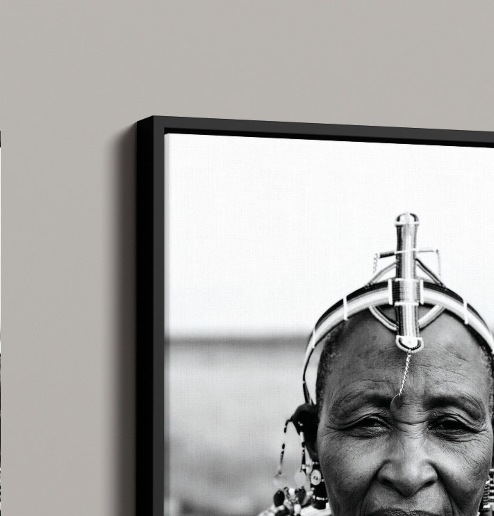 Maasai Canvas Framed Portraits African Framed Art African Etsy