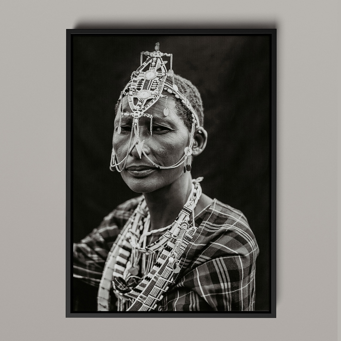 Maasai Canvas Framed Portraits African Framed Art African Etsy