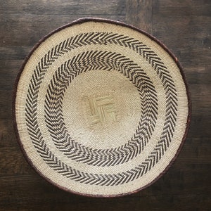 23-24 INCH African Wall Basket | Tonga Basket | African Wall Baskets | Binga Basket | African Baskets | Wall Basket | Wall Decor
