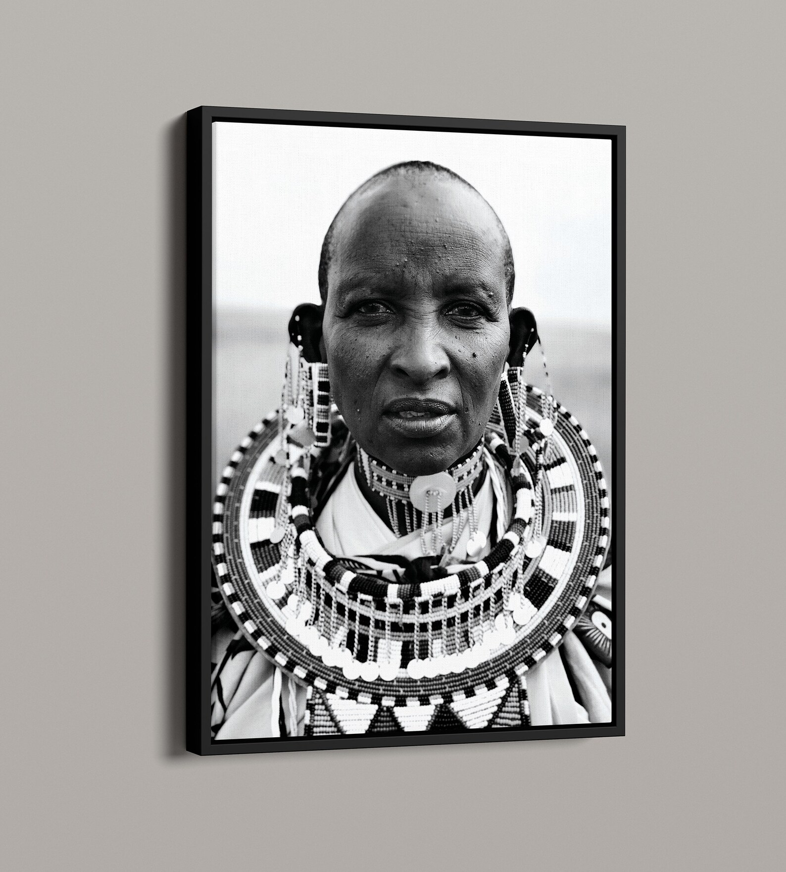 Maasai Canvas Framed Portraits African Framed Art African Etsy
