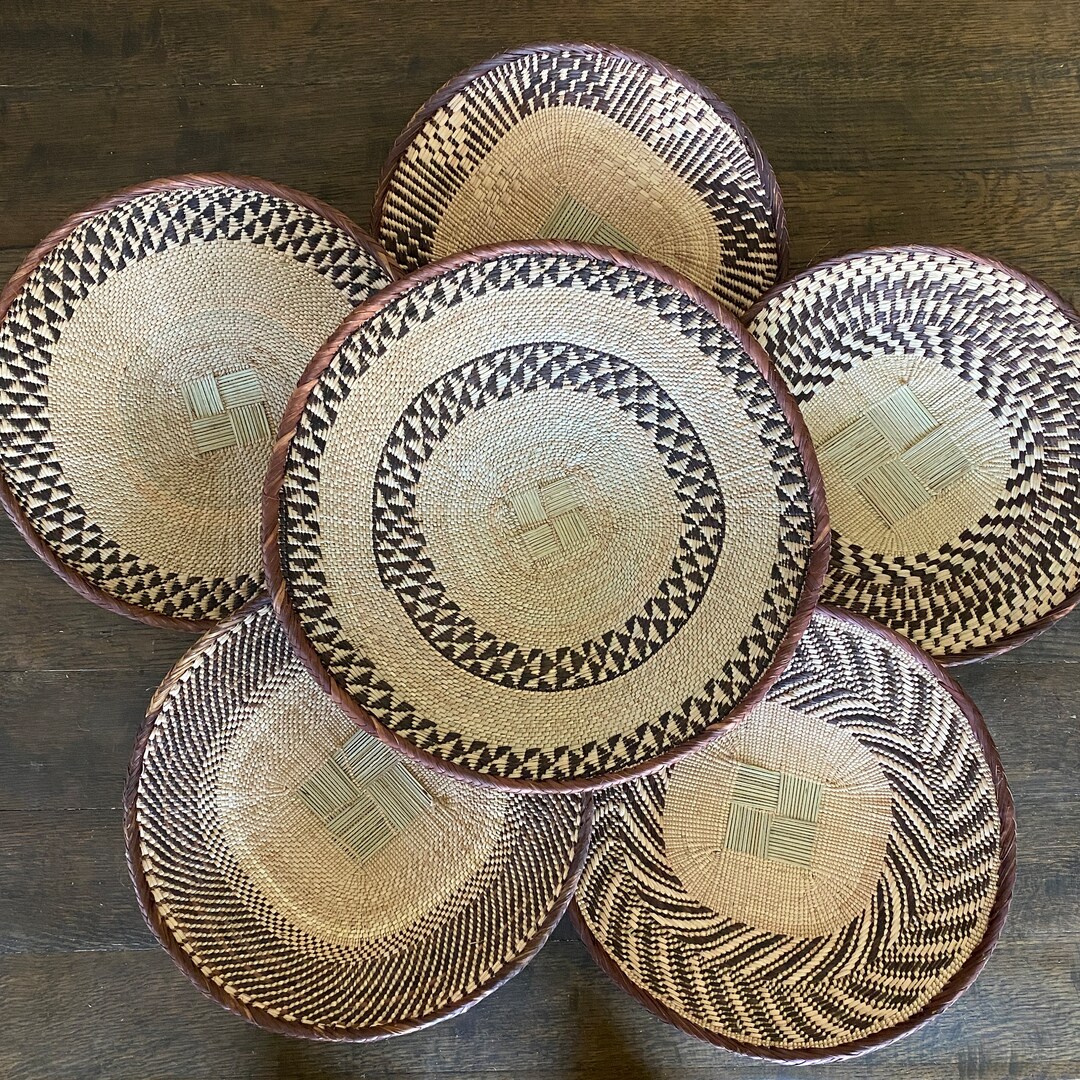 6 Tonga African Basket Set 816 Tonga Baskets African Baskets Hanging