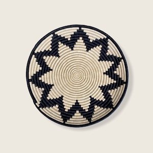 16&quot; XL Rwanda Basket | African Basket | Sisal African Wall Basket | Rwanda Baskets | Woven Basket | Hanging Basket | Woven Wall Baskets