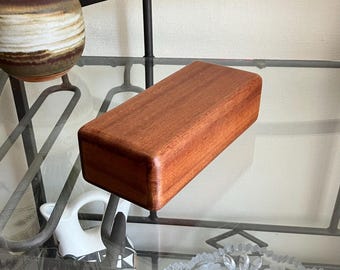 Handmade Hardwood Sapele Lift Off Lid Box