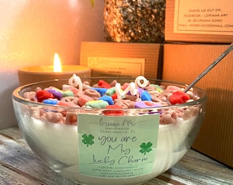 Lucky Charms Candle Cereal Bowl