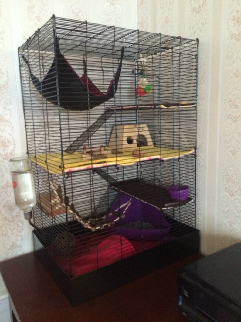 Custom rat manor cage liners rat cage 4 pc set custom Etsy