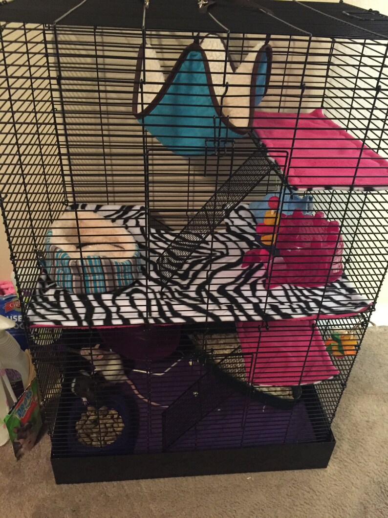 Custom rat manor cage liners rat cage 4 pc set custom Etsy