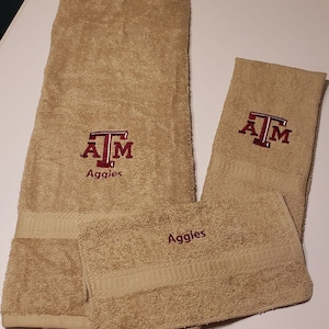 Texas A&M (or any college) Bath Towel Set