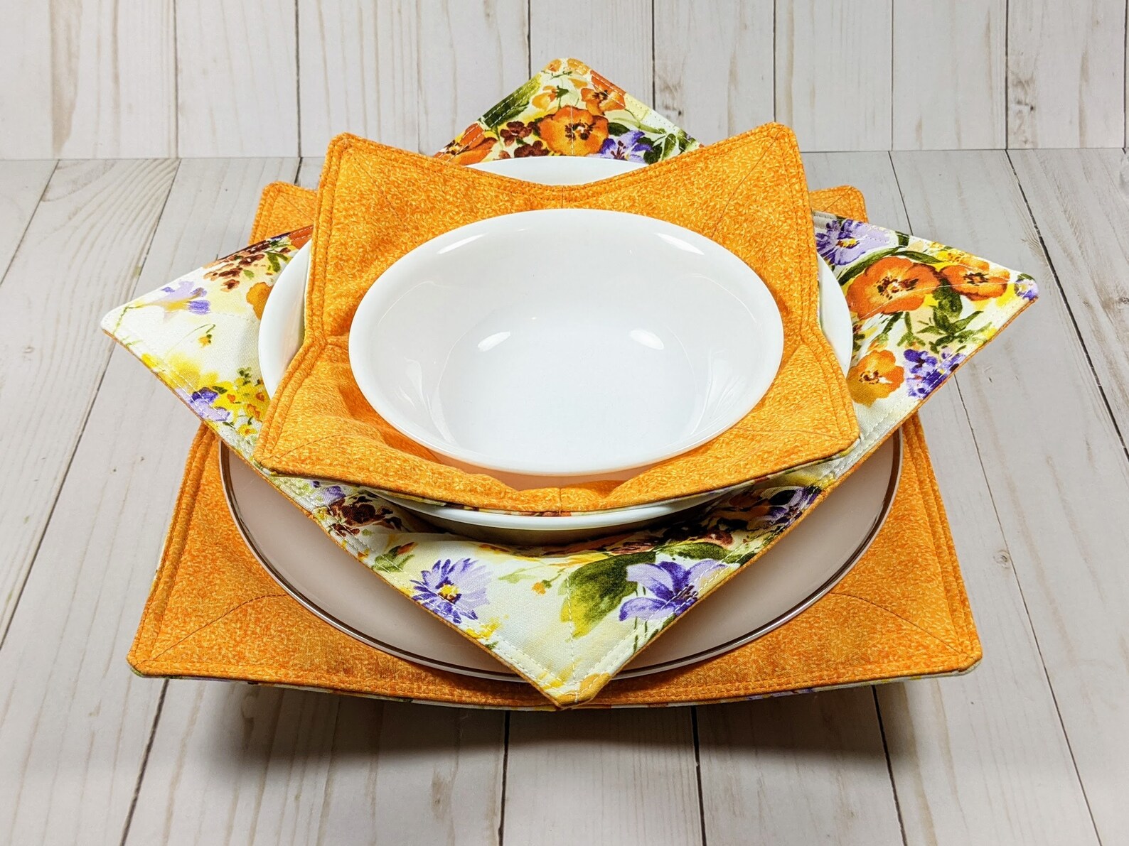 Microwave Bowl Pot Holder Microwave Plate Pot Holder Orange Etsy UK