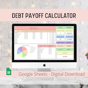 Debt Payoff Calculator - Debt Tracker - Google Sheets Template