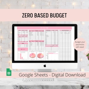 Zero Based Budget Spreadsheet - Google Sheets Budget Template - Bi-Weekly Budget Spreadsheet