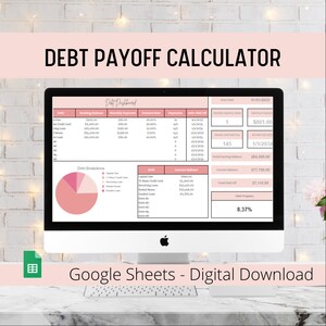 Debt Payoff Calculator - Debt Tracker - Google Sheets Template