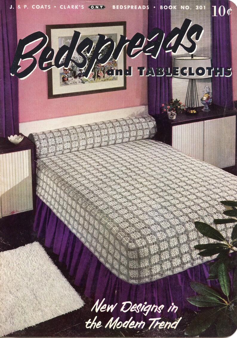 301 Book No Bedspreads and Tablecloths from Coats and Clark Craft Book