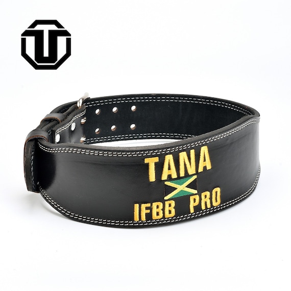 custom weight lifting belt