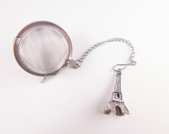 Silver Eiffel Tower tea infuser