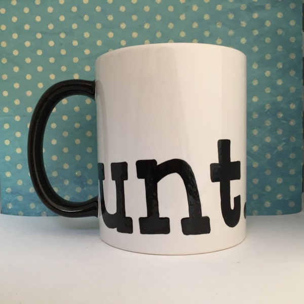 MATURE C#NT white coffee mug