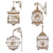 Fancy Bird Cages-  Laser Cut Chipboard - Decorative Chipboard - 