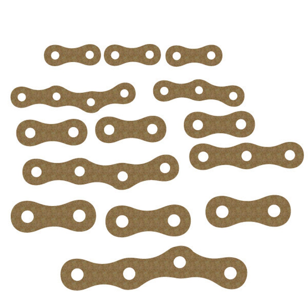 Bicycle Chain Pieces Laser Cut Chipboard 1/16 Thick Etsy