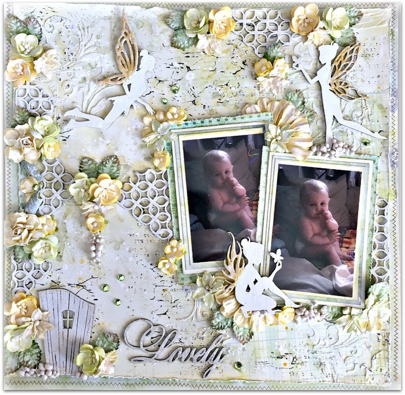 Chipboard Fairies Laser Cut Scrapbook Embellishments Set of 22 Etsy