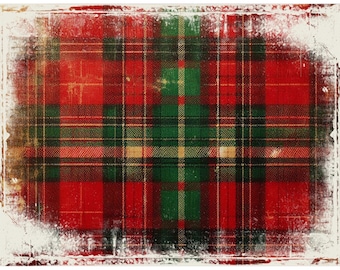 Highland Holiday Plaid Set – 16 Christmas Tartan Papers