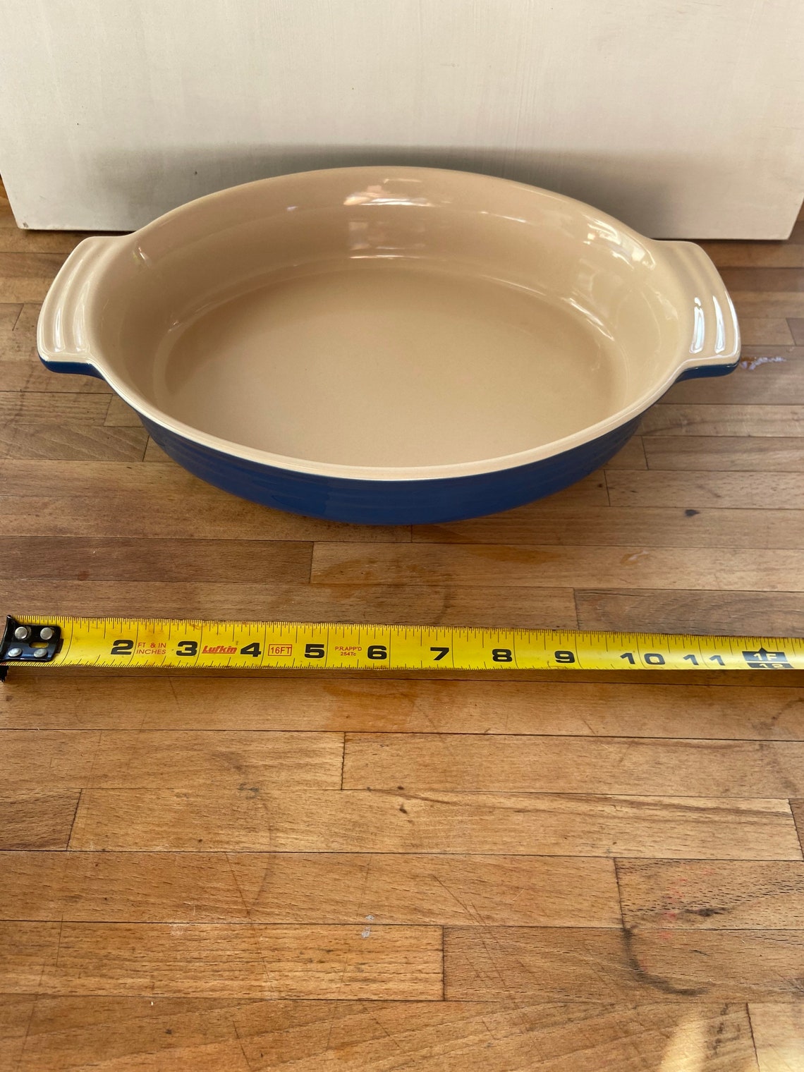 Le Creuset Ceramic Oval Baking dish like new condition 12 Etsy