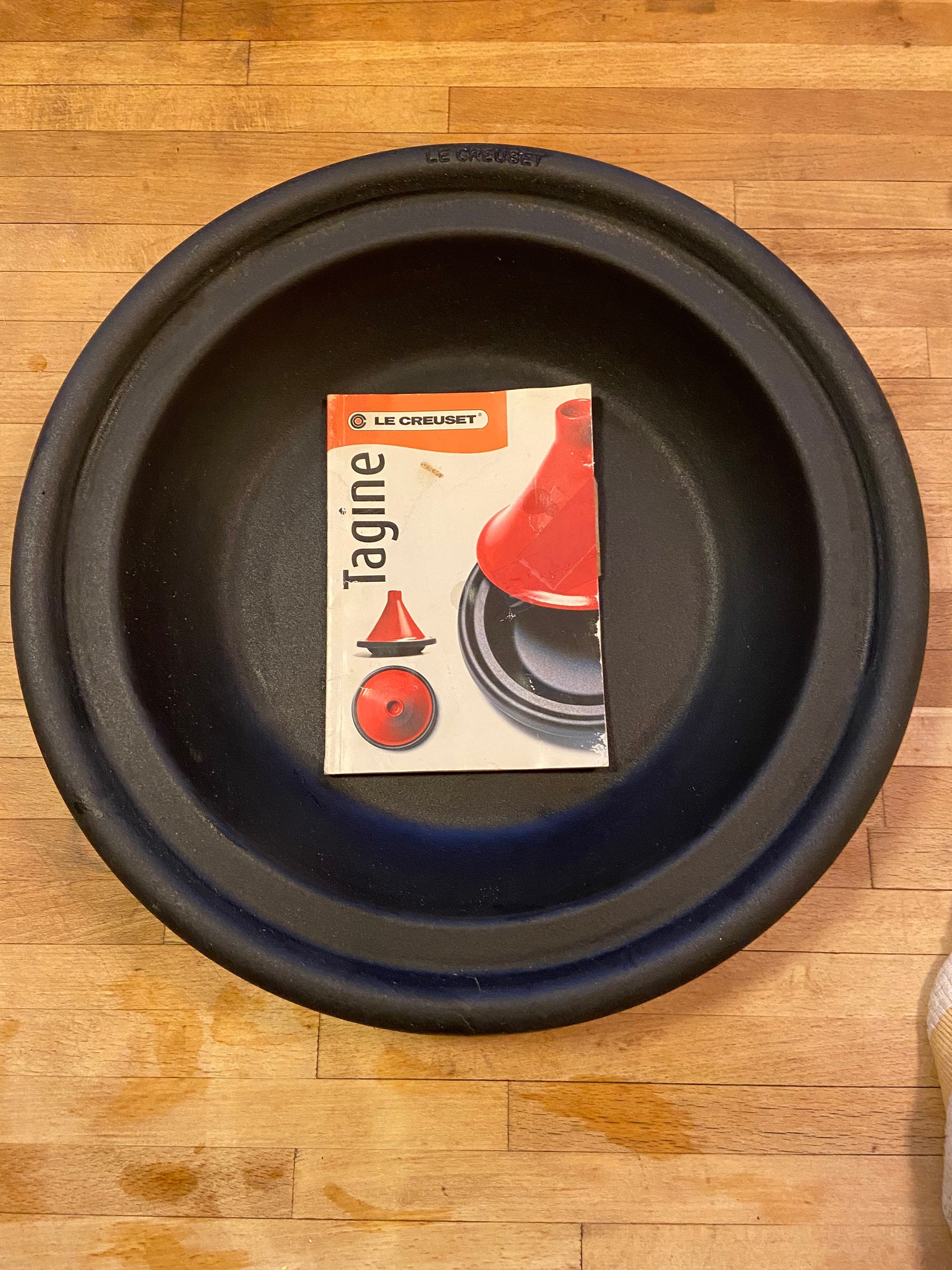 Le Creuset Tagine like new blue with pamphlet Etsy