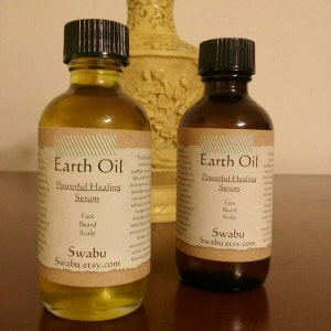 Earth Oil Face, Beard, and Scalp Serum Scaring... Earthy Notes Grounding Rooted.. image 1