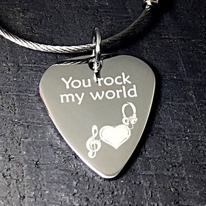 Personalized Guitar Pick Keychain, Keychain for Boyfriend, Engraved Gifts for Men, Music Teacher Gift, Custom Guitar Pick
