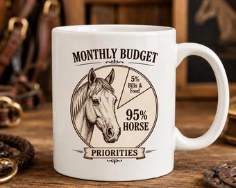 Barn Life Horse Coffee Mug, Funny Rider Mug, Farm Animal, Stable and Equestrian Gift