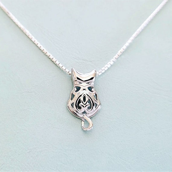 Girl Silhouette Necklace Sterling Silver, Chain Included Girl Silhouette Necklace Sterling Silver, Chain Included